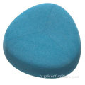 Circus pouf in fluwelen sofa ottoman